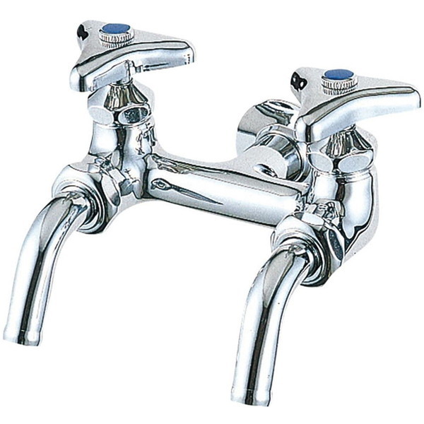 三栄水栓 SANEI 水栓金具散水用二口横水栓〔FA〕 - 水回り、配管
