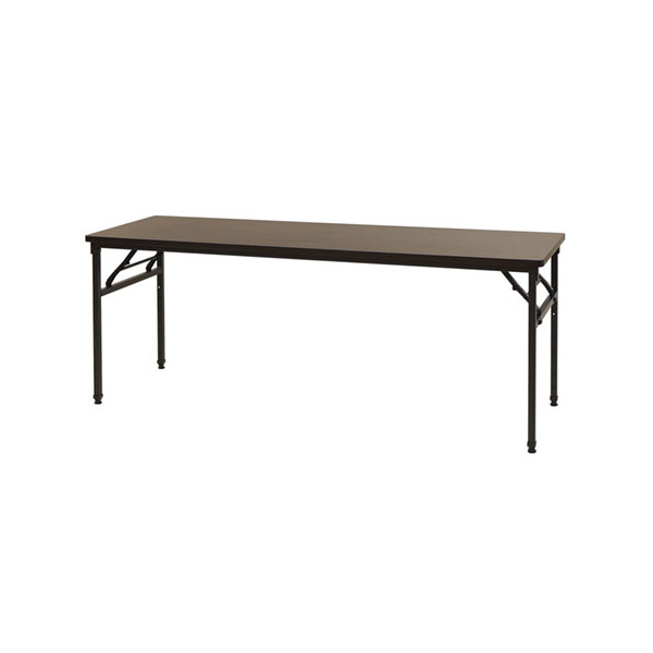 �y�@�l����z Netforce OST-1860-W-BKDBR �u���b�N�r×�_�[�N�u���E���V�� [�܂肽���ݏ��~�e�[�u�� ��1800×���s600×����700�`1000mm]