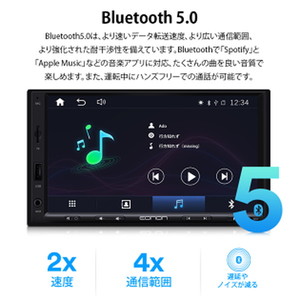 Eonon X20J [LinuxシステムカーナビCarplay AndroidAuto対応 2din 7