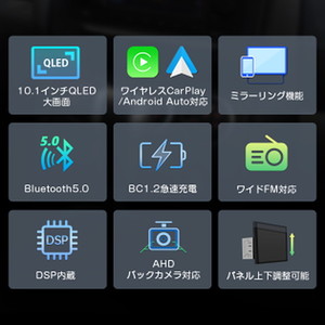 Eonon X20JPLUS [LinuxシステムカーナビCarplay AndroidAuto対応 2din