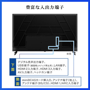 MAXZEN MVU65CH07 [65型 地上・BS・110度CSデジタル 4K対応 液晶テレビ