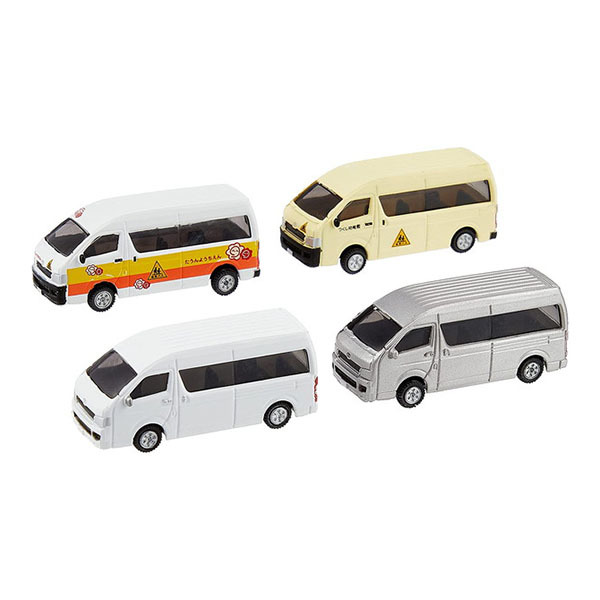 カトー 23-651B トヨタ ハイエース スーパーロング 幼稚園バス(4台入