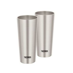 THERMOS JDI-400P S ステンレス [真空断熱タンブラー 400ml 2個セット]