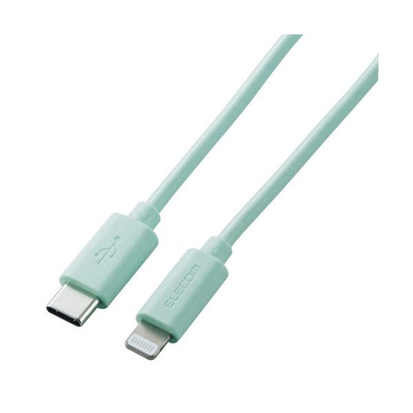ELECOM U2C-APCL10GN O[ [USB-C(TM) to LightningP[u(X^_[h)]