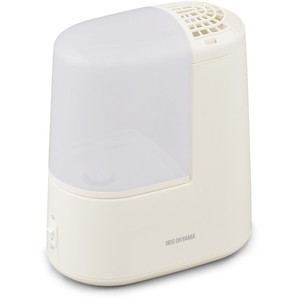 アイリスオーヤマ AHM-H12B-C アイボリー [スチーム式加湿器 120ml (木造2畳/コンクリ3畳まで)]