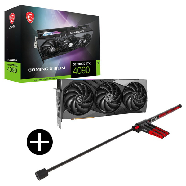 MSI GeForce RTX 4090 GAMING X SLIM 24G グラフィックボード + Graphics Card Bolster  グラフィックボードガイド セット | 激安の新品・型落ち・アウトレット 家電 通販 XPRICE - エクスプライス (旧 PREMOA - プレモア)