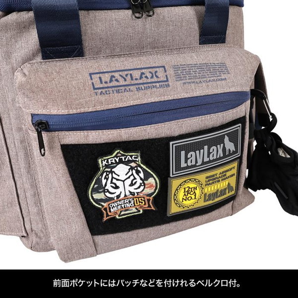 LayLax セミハードレンジバッグ GY/NV | 激安の新品・型落ち