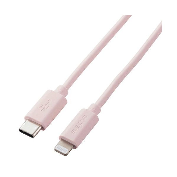 ELECOM U2C-APCL10PN sN [USB-C(TM) to LightningP[u(X^_[h)]
