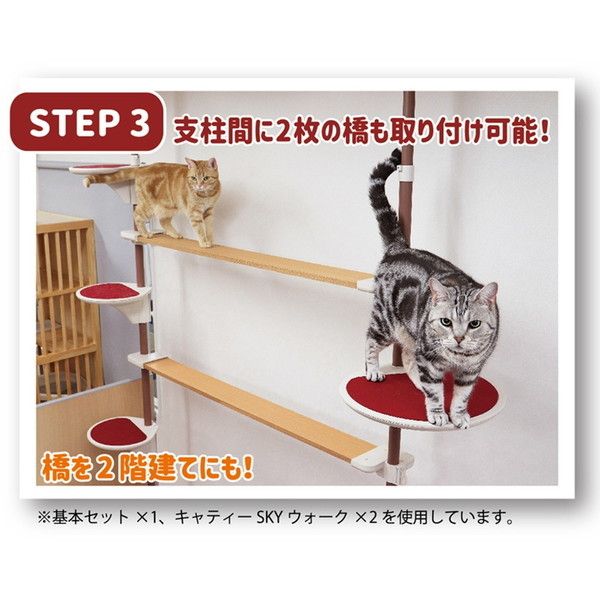 ドギーマン Nekoリビング キャティ―SKYウォーク | 激安の新品・型落ち