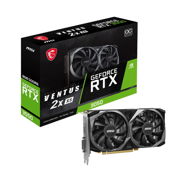 MSI GeForce RTX 3050 VENTUS 2X XS 8G OC [グラフィックボード