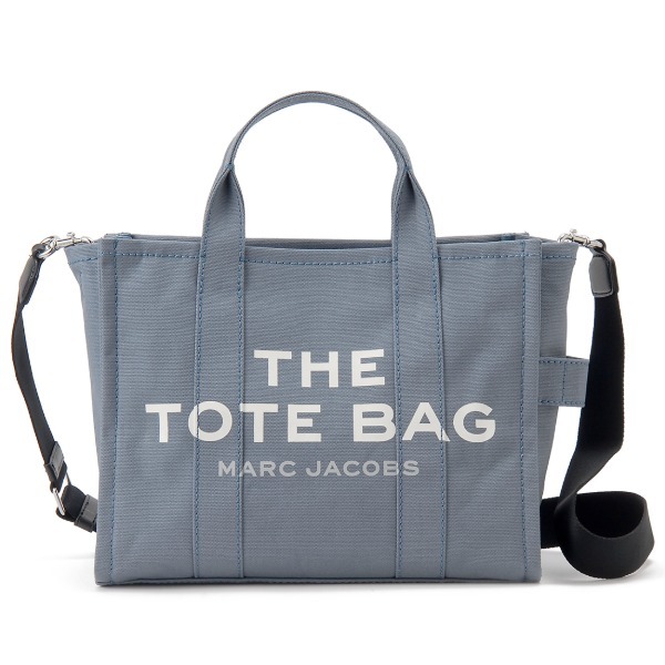MARC JACOBS �}�[�N�W�F�C�R�u�X �g�[�g�o�b�O �u���[ M0016161 481 THE TOTE BAG MEDIUM TRAVELER TOTE BLUE SHADOW �y���s�A���i�z