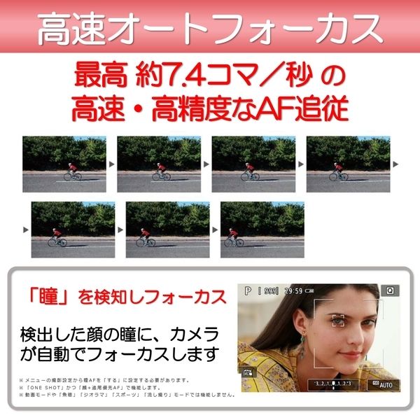 CANON EOS Kiss M ダブルズームキット ブラック [ミラーレス一眼レフ