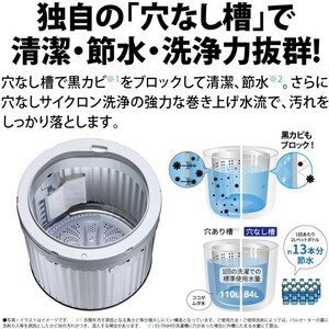 糸島市内 送料無料】 SHARP タテ型洗濯乾燥機 洗濯ステンレス穴なし槽