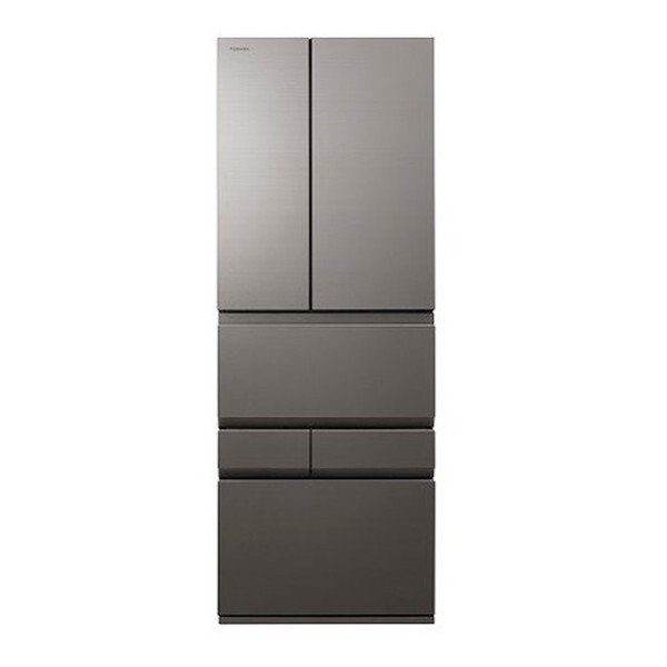 今日限りで冷蔵庫の出品終了します‼️ 643L 6ドア冷蔵庫（オブシディアンブラック） | 東芝 | GR