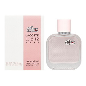 LACOSTE ラコステ L.12.12 ローズ オーフレッシュ オードトワレ 50mL LK-L1212ROSEEAUFET-50 [香水 (レディース)]
