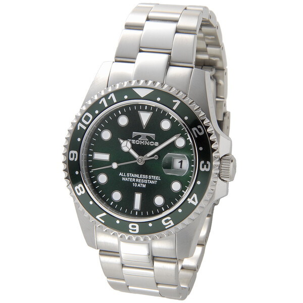 TECHNOS TSM419MM テクノスSSメンズブレス [クォーツ腕時計 (メンズ