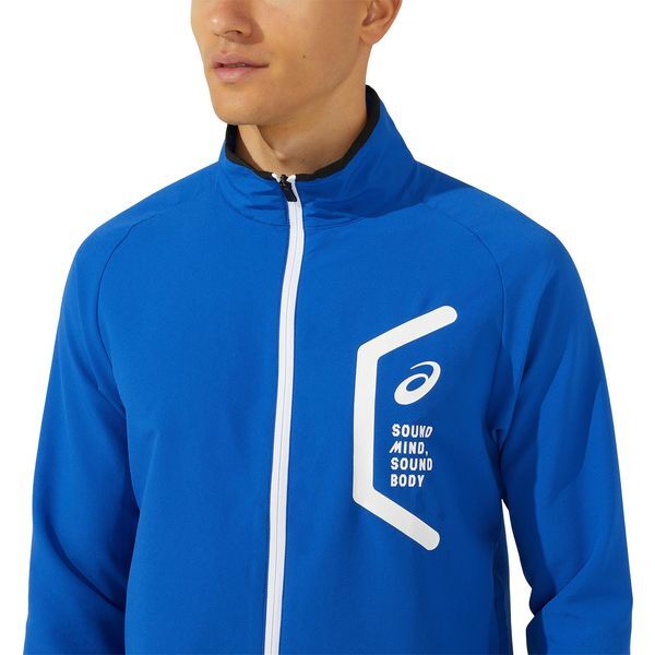 AVbNX X|[cEGA TEAM HEX DRY CROSS JACKET ASICS BLUE 3XL 2031E052 401