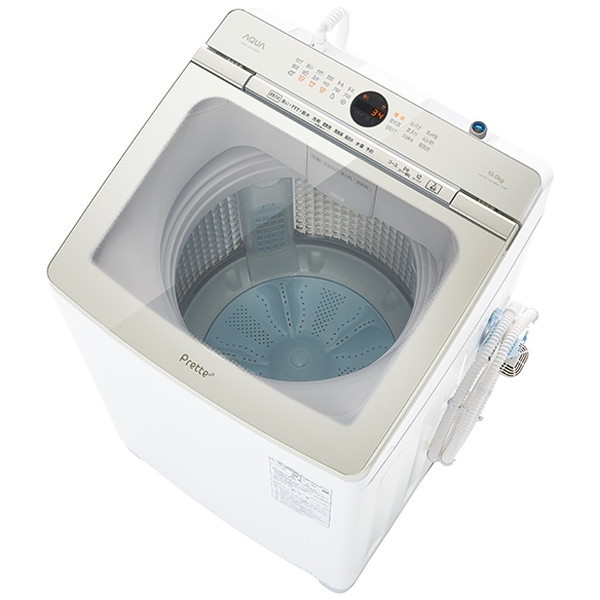 AQUA AQW-VA10N ホワイト Prette [全自動洗濯機 (10.0kg)] | 激安の新品・型落ち・アウトレット 家電 通販  XPRICE - エクスプライス (旧 PREMOA - プレモア)
