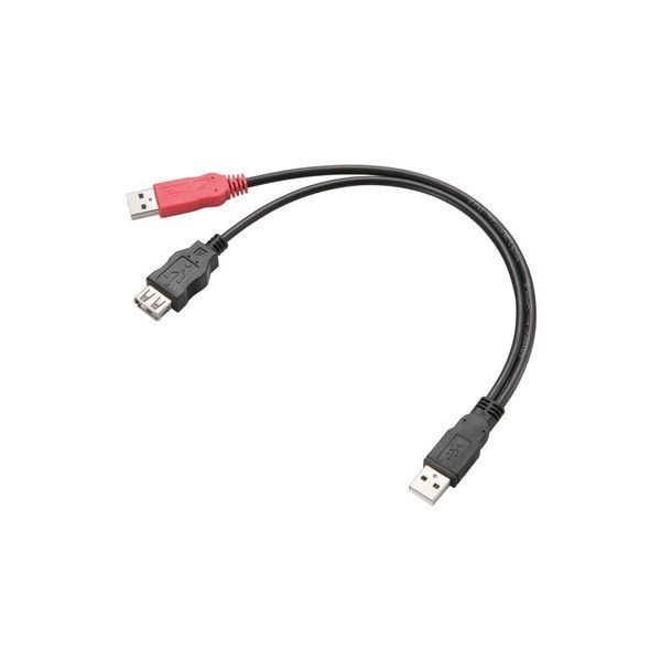 ELECOM USB-AAE5DPBK Y��W�p���[�P�[�u�� USB2.0 A���X �ȈՃp�b�P�[�W