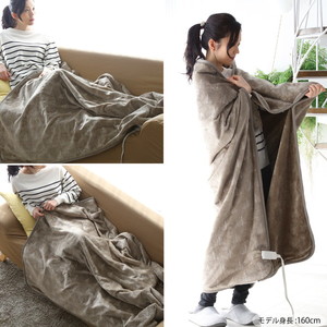 広電 CWN142G-HK グレイジュ/ツリー柄 [ホットローブ電気ひざ掛け