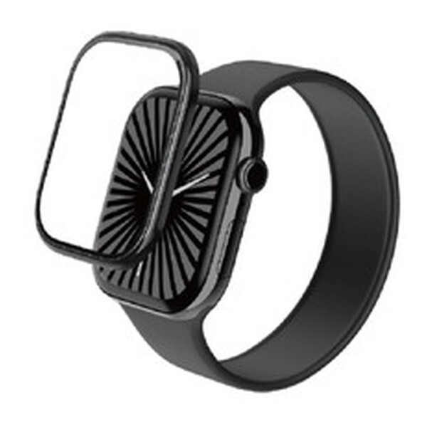 ELECOM AW-24AFLGS2R ubN [AbvEHb` KX tB yApple Watch Series 10 46mmΉz Sʕی  ɔ 0.15mm]