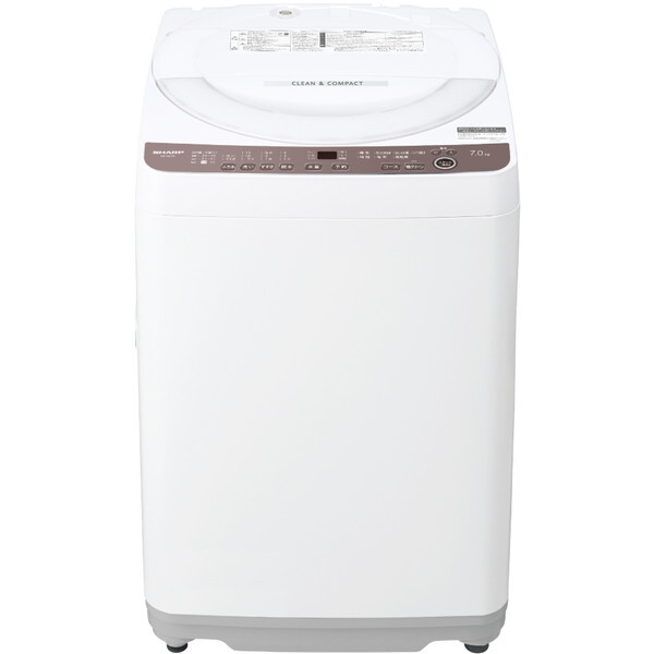 SHARP 全自動洗濯機 ホワイト - 生活家電