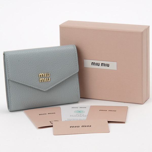 ミュウミュウ(MIUMIU) マドラス(MADRAS) 三つ折り財布 | 通販