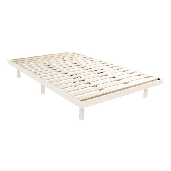 ホームテイスト 北欧インテリア すのこベッド セミダブル【ヒュッゲ-Hygge-】HO-L01SD--WHW ホワイトウォッシュ セミダブル