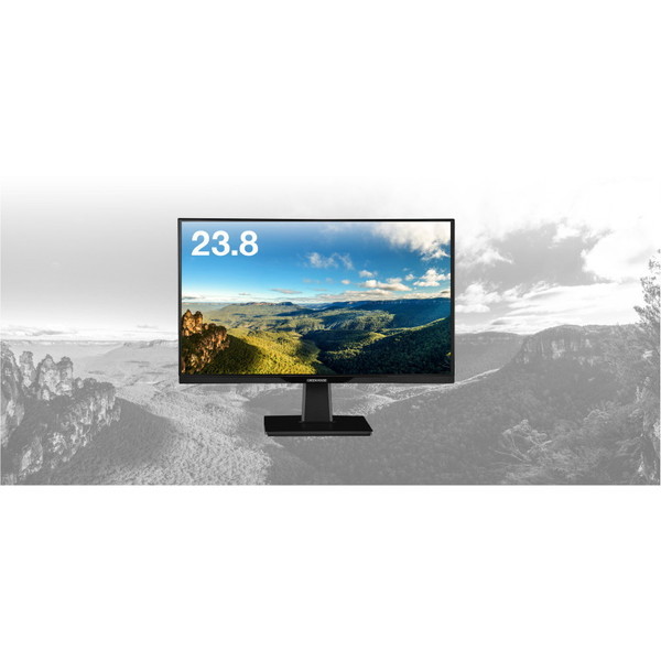 GREEN HOUSE GH-LCW24P-BK ブラック [ワイド液晶ディスプレイ 23.8型