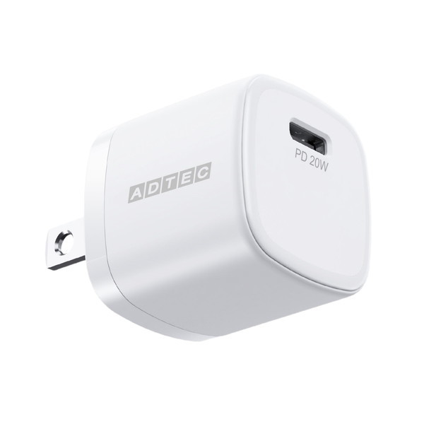 ADTEC APD-V020C-WH zCg [Power DeliveryΉ AC[d/20W/USB Type-C 1|[g]