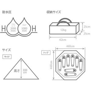 DOD T8-200-BK ブラック [ワンポールテントL] | 激安の新品・型落ち