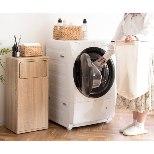 宮武製作所 560430005 プッシュ扉ランドリーラック RB-430 ブラウン メーカー直送 宮武製作所 MIYATAKE プッシュ扉ランドリーラック Raison(レゾン) | お