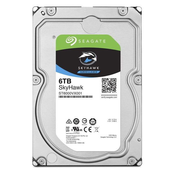 Seagate ST6000VX001 SkyHawk [3.5インチ内蔵 HDD 6TB 5900rpm] | 激安