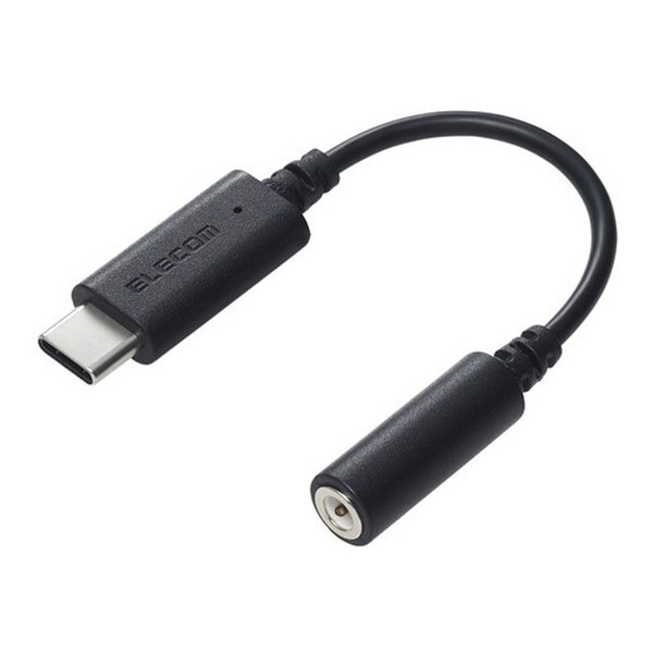ELECOM MPA-C35DBK2 ^CvCCzWbN 3 4 ϊ (USB-C to 3.5mmXeI~jWbN) DAC ʘbΉ ubN