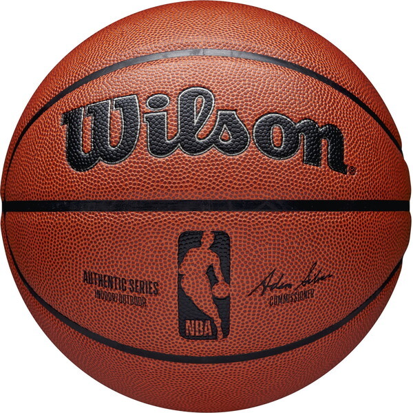 �E�B���\�� WZ2016501XB7 NBA AUTHENTIC �C���h�A�E�A�E�g�h�A �o�X�P�b�g�{�[�� (�u���E��) 7��