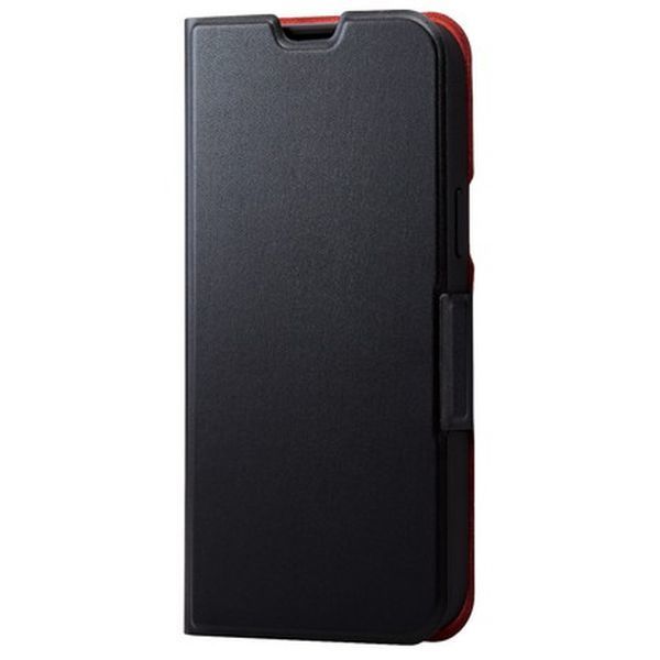 ELECOM PM-A22BPLFUBK ubN [iPhone14 Plus P[X Jo[ U[ 蒠^ }Olbg ϏՌ Ռz y ^]