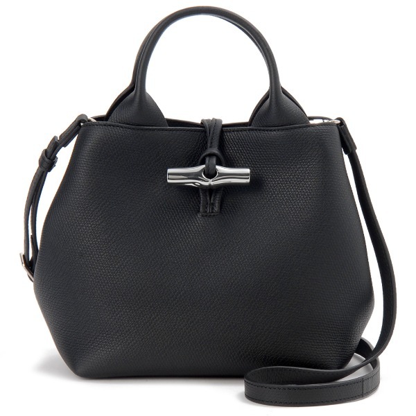 LONGCHAMP　　ロゾ　　シボ革 ロンシャン(Longchamp) ロゾ(ROSEAU) ハンドバッグ | 通販・人気