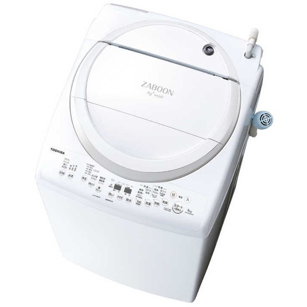 東芝 AW-8VM3 グランホワイト ZABOON [縦型洗濯乾燥機 (洗濯8.0kg/乾燥