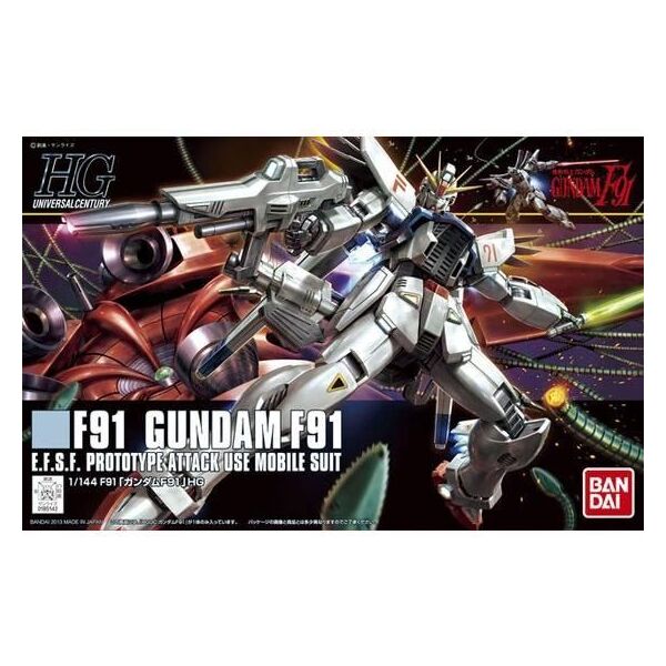 BANDAI SPIRITS HGUC �K���_��F91 �@����m�K���_��