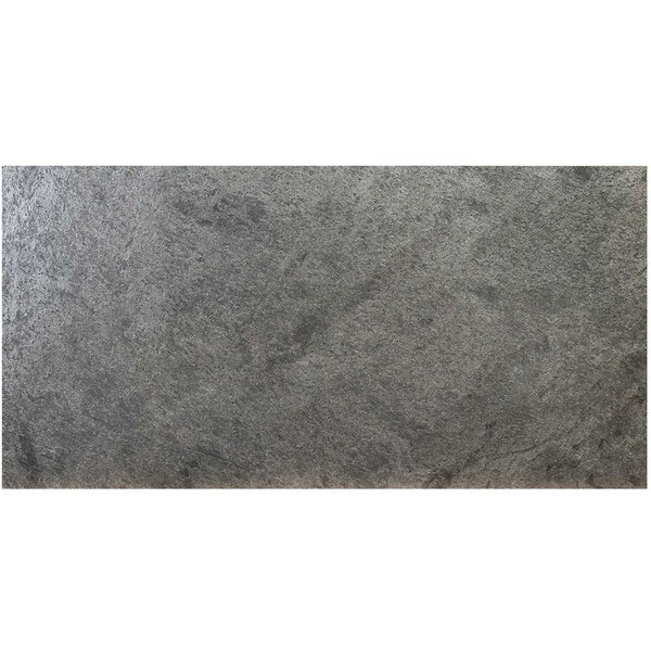 住まいスタイル STN0612SLV シルバーグレー 「DIY Stone」 DIYで貼れる天然石タイル 122×61cm (0.74m2) 1枚