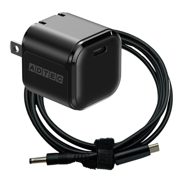 ADTEC APD-V045C-wK50-BK ֥å [GaN ACŴ &dynabook K50/K60ѽť֥륻å (Power Deliveryб 45W USB Type-C 1ݡ)]