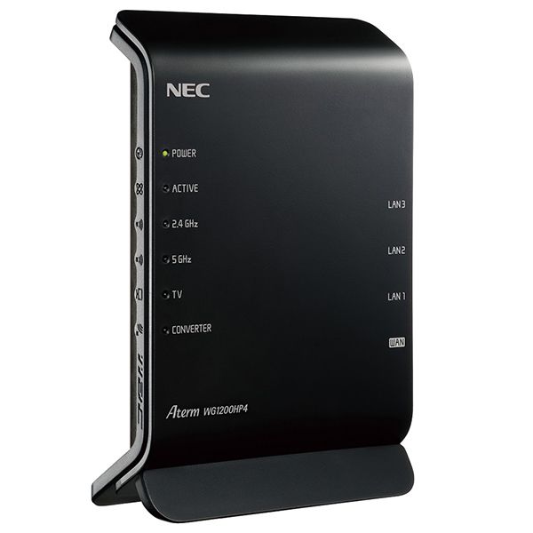 NEC PA-WG1200HP4 Aterm [無線LANルーター（IEEE802.11a/b/g/n/ac・867+300Mbps）] |  激安の新品・型落ち・アウトレット 家電 通販 XPRICE - エクスプライス (旧 PREMOA - プレモア)