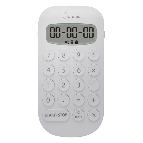 DRETEC CL-133WT ホワイト [時計付電卓バイブタイマー] 激安の新品・型落ち・アウトレット 家電 通販 XPRICE  エクスプライス (旧 PREMOA プレモア)