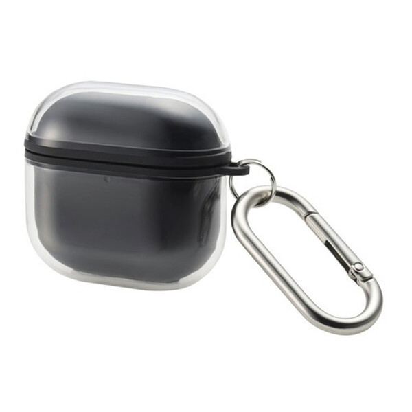 ELECOM AVA-AP06AIR2BK ubN MUBRAIN [AirPods 4 P[X \tg Jo[ yCX/MagSafe[dΉz Ռz h~ Jrit]