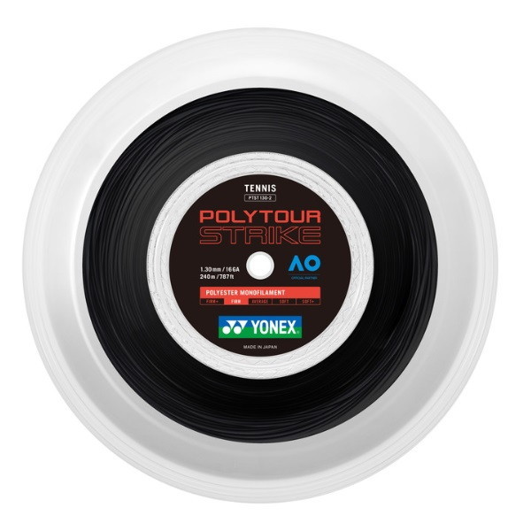 YONEX ヨネックス 硬式テニス用 ガット ポリツアーストライク130 240m