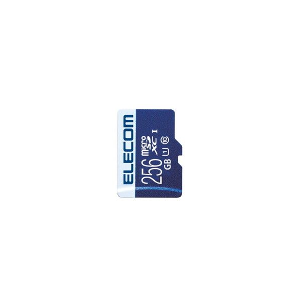 ELECOM MF-MS256GU11R MicroSDXCカード データ復旧サービス付 UHS-I U1
