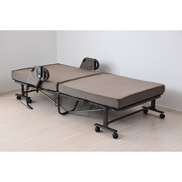 スプリングマットレス付電動折りたたみベッド ELB-5(S)J Amazon｜山善(YAMAZEN) スプリングマットレス付電動折りたたみ