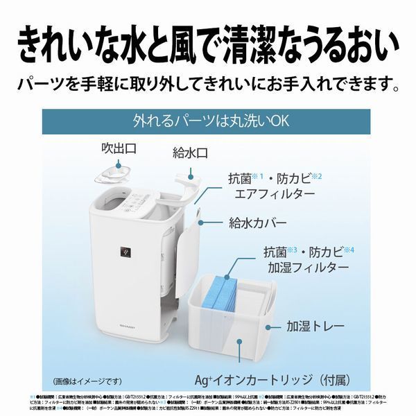 SHARP HV-P55-W プレミアムホワイト [プラズマクラスターハイブリッド