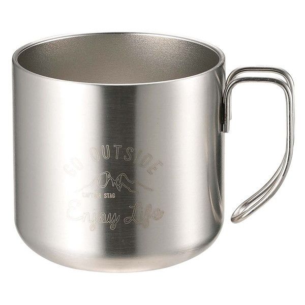 CAPTAIN STAG UE-3428 �����e �_�u���X�e�����X�}�O�J�b�v350(�V���o�[)