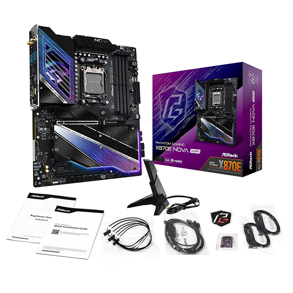 ASRock X870E Nova WiFi Phantom Gaming [マザーボード] | 激安
